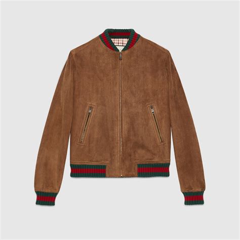 gucci waterproof winter jacket|Gucci suede jacket.